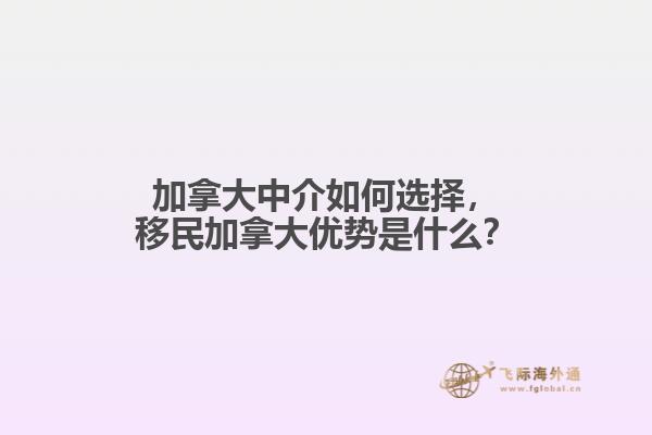加拿大中介如何選擇，移民加拿大優(yōu)勢是什么？