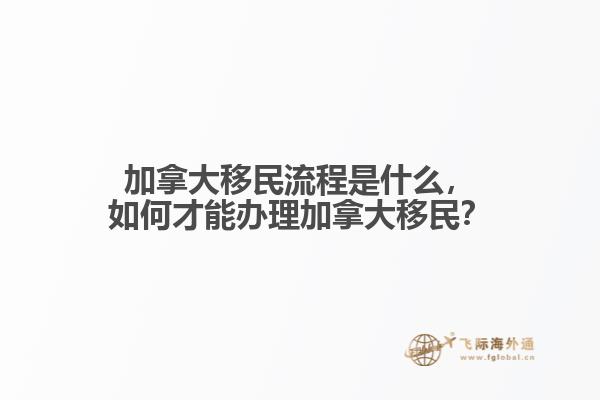 加拿大移民流程是什么，如何才能辦理加拿大移民？