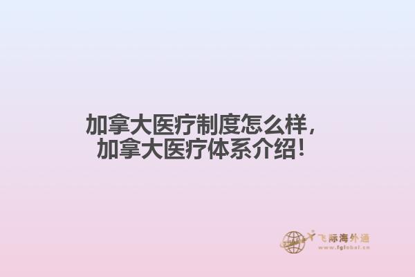 加拿大醫(yī)療制度怎么樣，加拿大醫(yī)療體系介紹！