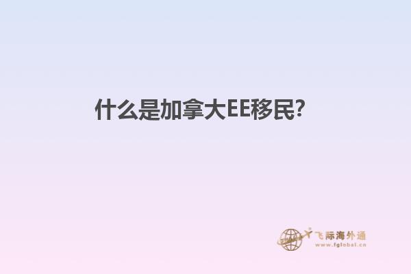 什么是加拿大EE移民？