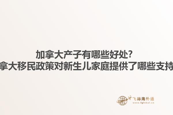 加拿大產(chǎn)子有哪些好處？加拿大移民政策對新生兒家庭提供了哪些支持？1.jpg