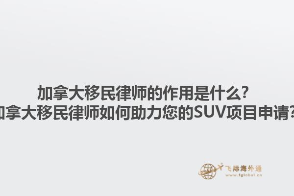 加拿大移民律師的作用是什么？加拿大移民律師如何助力您的SUV項目申請？1.jpg