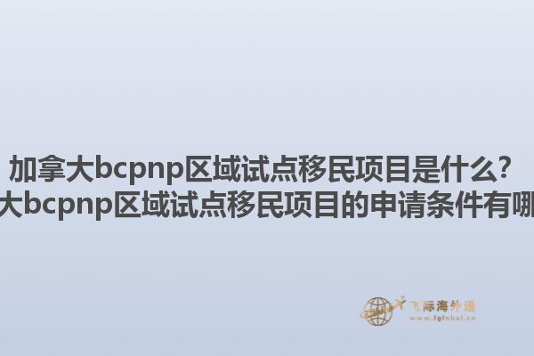 加拿大bcpnp區(qū)域試點移民項目是什么？加拿大bcpnp區(qū)域試點移民項目的申請條件有哪些？1.jpg