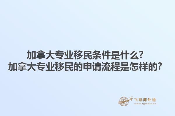 加拿大專業(yè)移民條件是什么？加拿大專業(yè)移民的申請(qǐng)流程是怎樣的？1.jpg