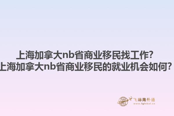 上海加拿大nb省商業(yè)移民找工作？上海加拿大nb省商業(yè)移民的就業(yè)機(jī)會(huì)如何？1.jpg