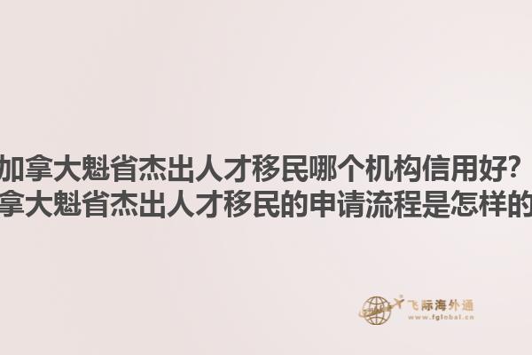 加拿大魁省杰出人才移民哪個(gè)機(jī)構(gòu)信用好？加拿大魁省杰出人才移民的申請(qǐng)流程是怎樣的？1.jpg