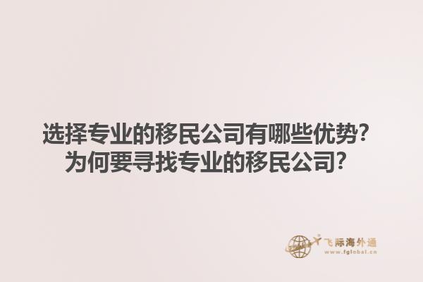 選擇專業(yè)的移民公司有哪些優(yōu)勢？為何要尋找專業(yè)的移民公司？1.jpg