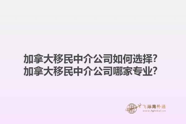 加拿大移民中介公司如何選擇？加拿大移民中介公司哪家專業(yè)？1.jpg