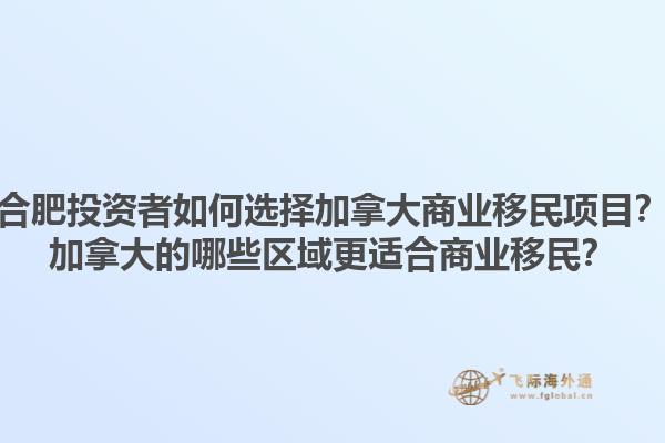 合肥投資者如何選擇加拿大商業(yè)移民項(xiàng)目？加拿大的哪些區(qū)域更適合商業(yè)移民？1.jpg
