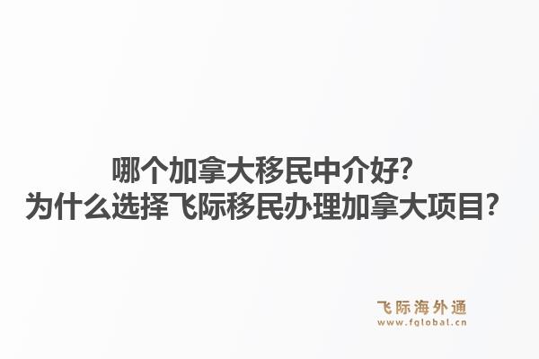 哪個(gè)加拿大移民中介好？為什么選擇飛際移民辦理加拿大項(xiàng)目？1.jpg