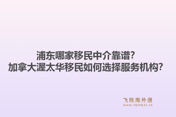 浦東哪家移民中介靠譜？加拿大渥太華移民如何選擇服務(wù)機(jī)構(gòu)？